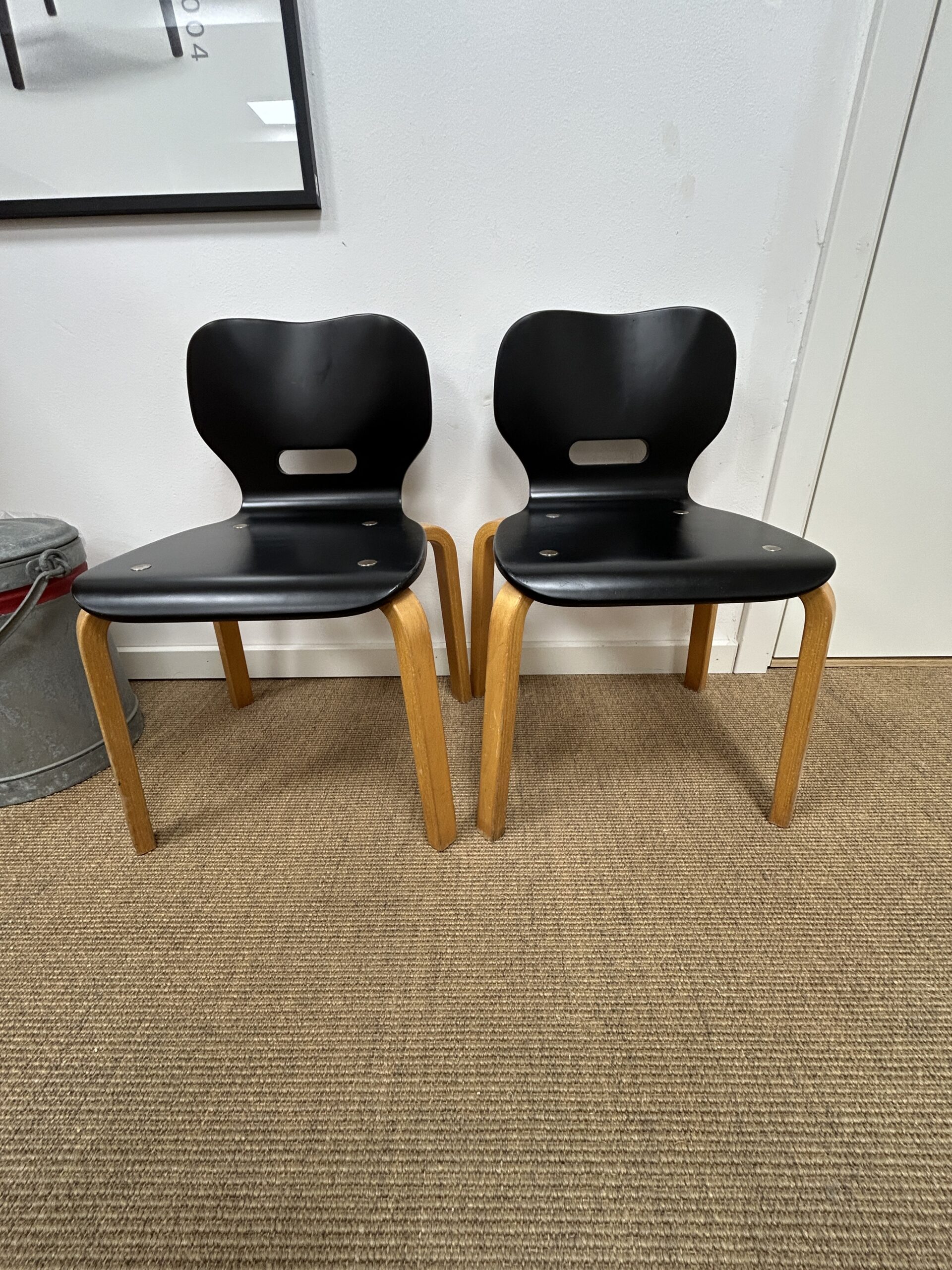 2 stk. Sorte Rabo Barnestole - Billede 4