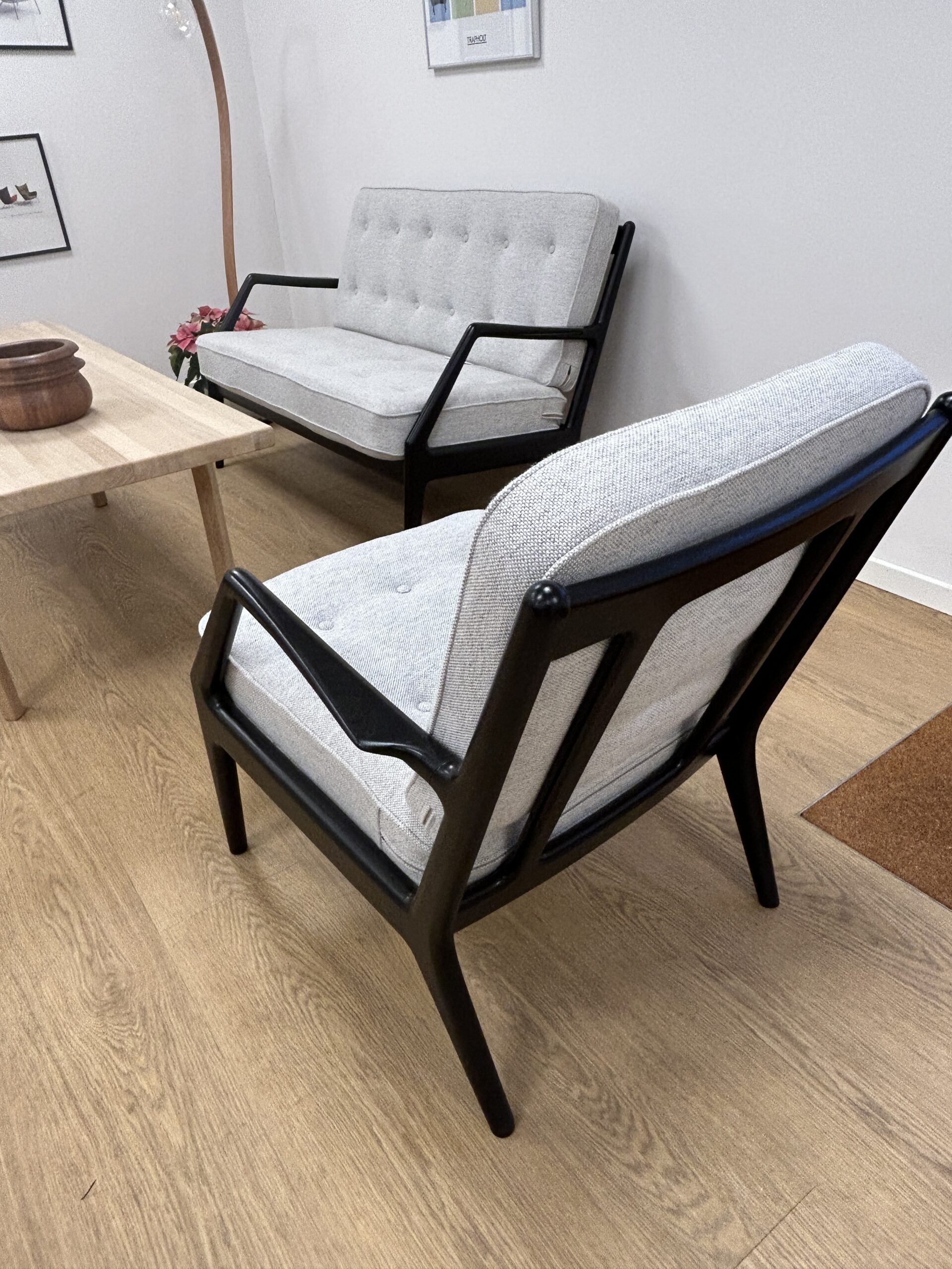 Sofasæt, Design Peter Hvidt og Orla Mølgaard.