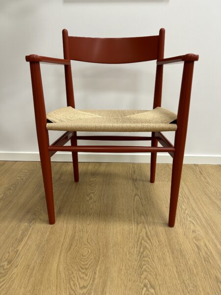 Spisebordsstol CH37 i Red Brown, Design Hans J. Wegner