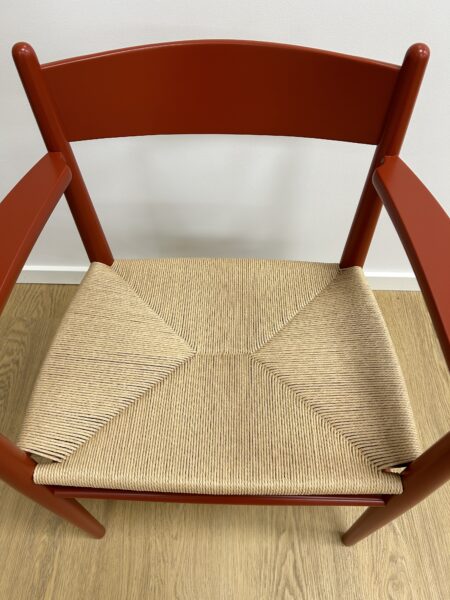 Spisebordsstol CH37 i Red Brown, Design Hans J. Wegner - Image 4