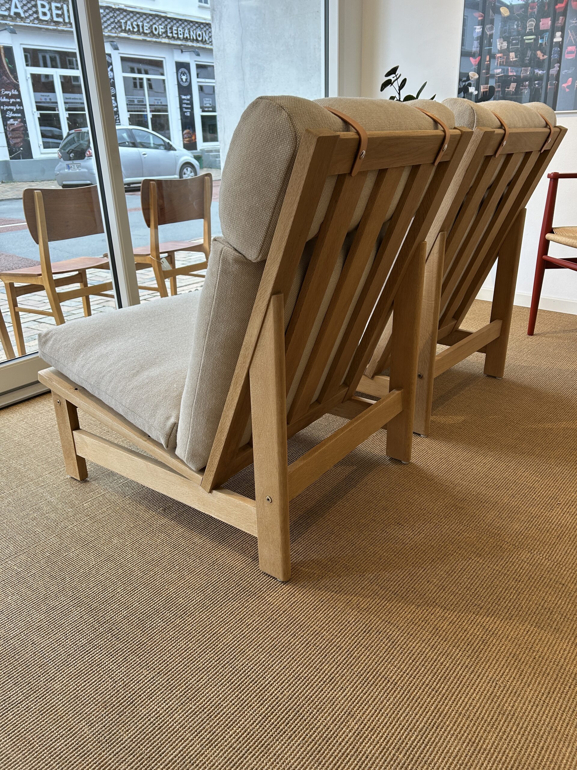 Lænestole/ Loungestole med høj ryg og nakkepude. - Billede 11