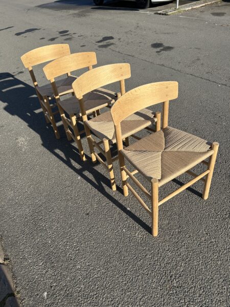 Folkestole J 39 i Eg, Designet af Børge Mogensen. - Image 9
