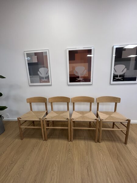 Folkestole J 39 i Eg, Designet af Børge Mogensen. - Image 6