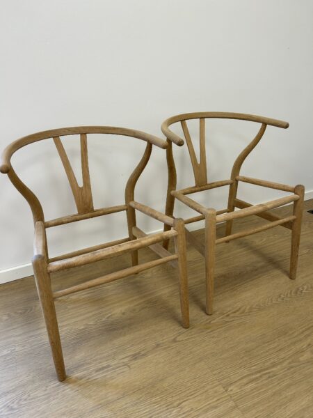 6 stk. Y-stole I Eg, Designet af Hans J. Wegner - Image 11
