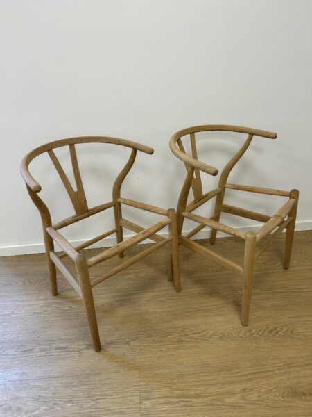 6 stk. Y-stole I Eg, Designet af Hans J. Wegner - Image 12