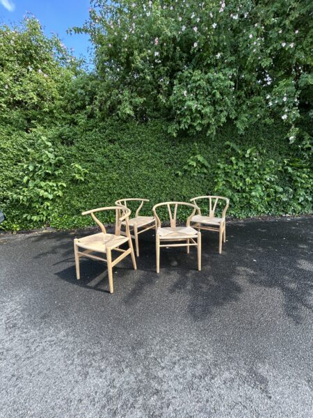 6 stk. Y-stole I Eg, Designet af Hans J. Wegner - Image 13