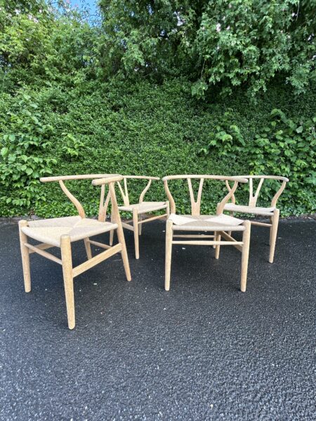 6 stk. Y-stole I Eg, Designet af Hans J. Wegner - Image 15