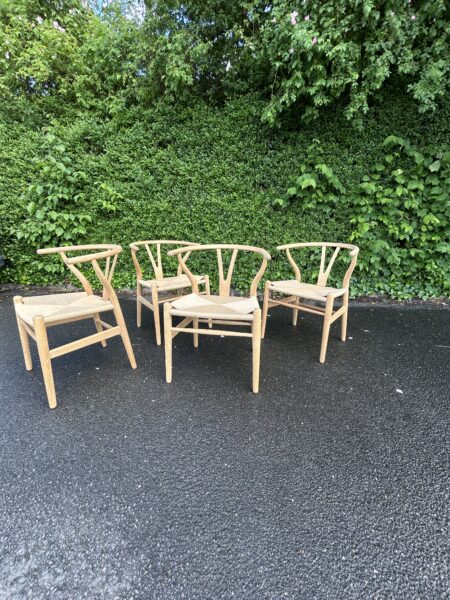 6 stk. Y-stole I Eg, Designet af Hans J. Wegner - Image 16