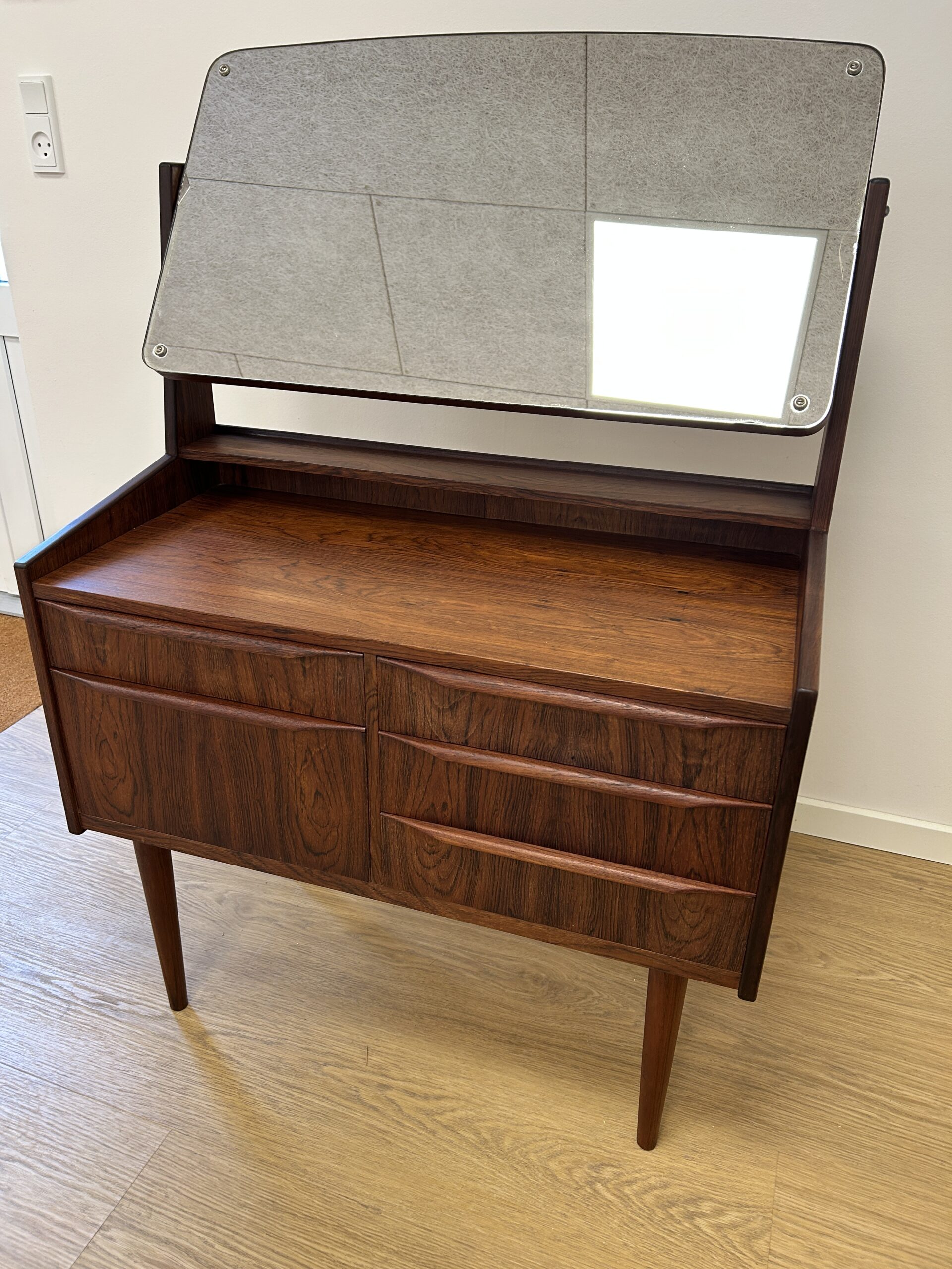 Smukt Vintage Sminkebord i Palisander - Billede 5