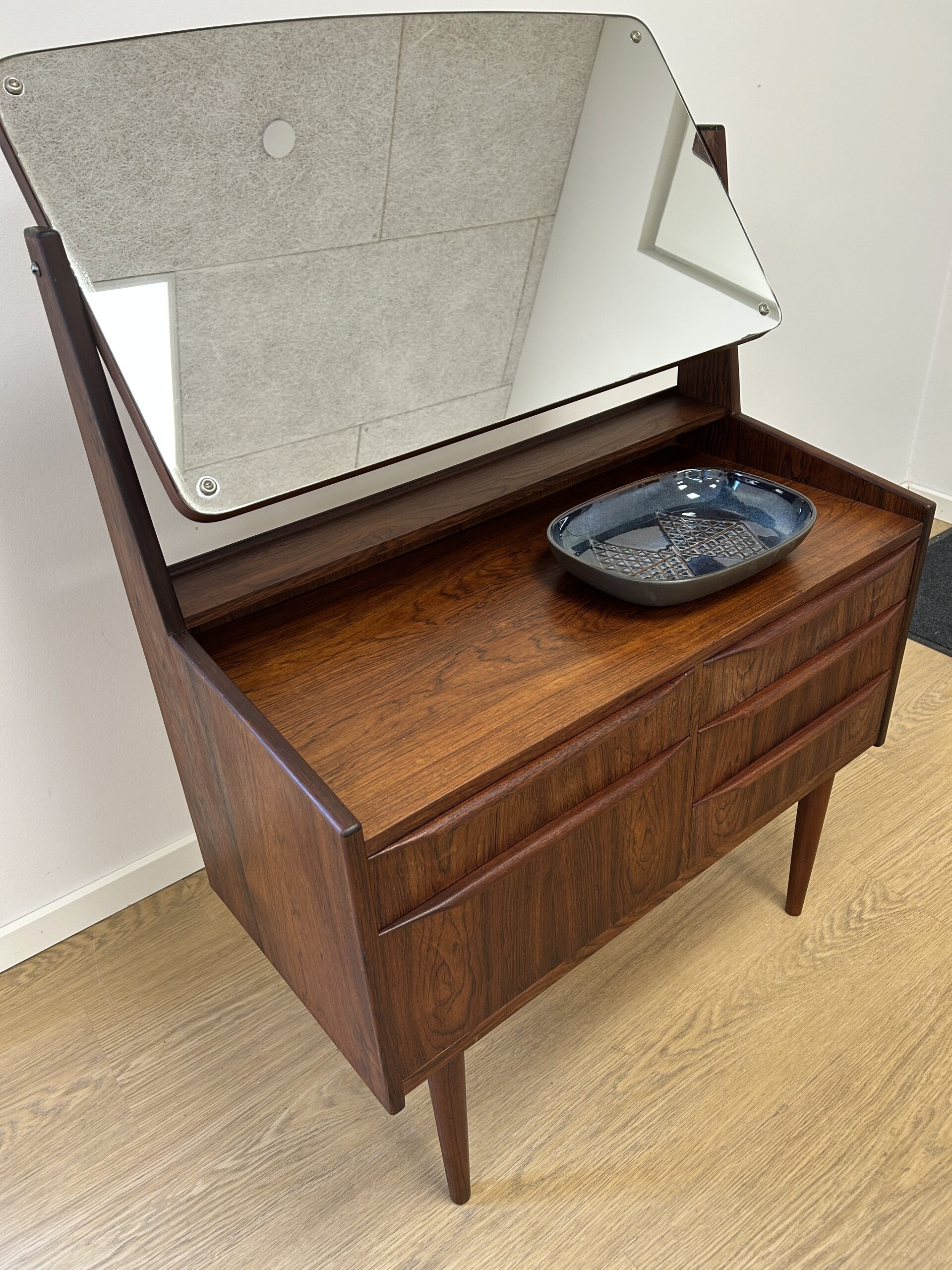 Smukt Vintage Sminkebord i Palisander - Billede 6