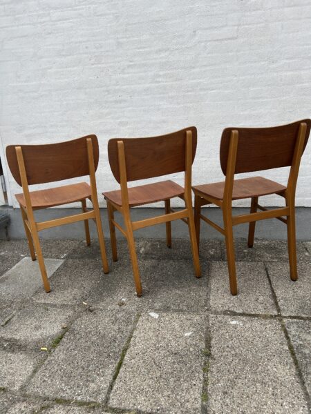 Skalstole Teak med formbøjet sæde. - Billede 4