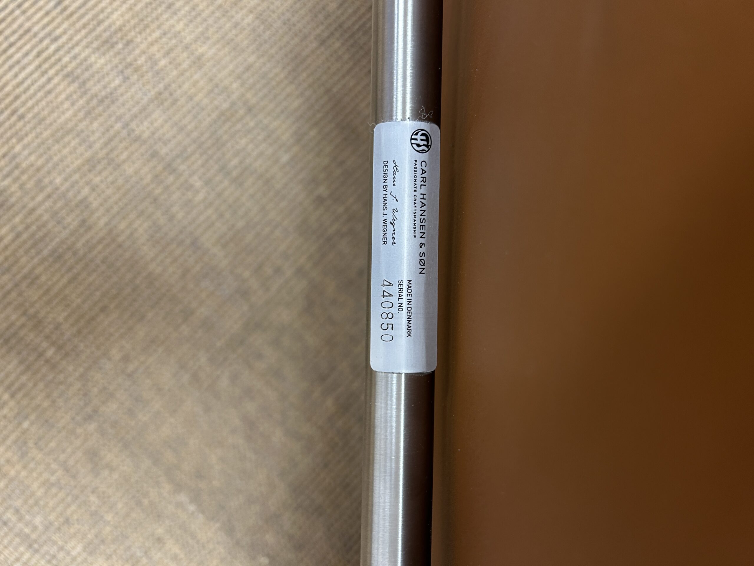 Wing Chair CH445, design Hans J. Wegner. - Billede 9