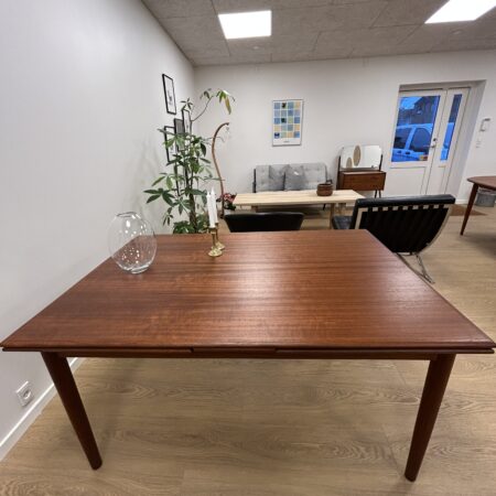 Stort Teak Spisebord med Hollandsk Udtræk