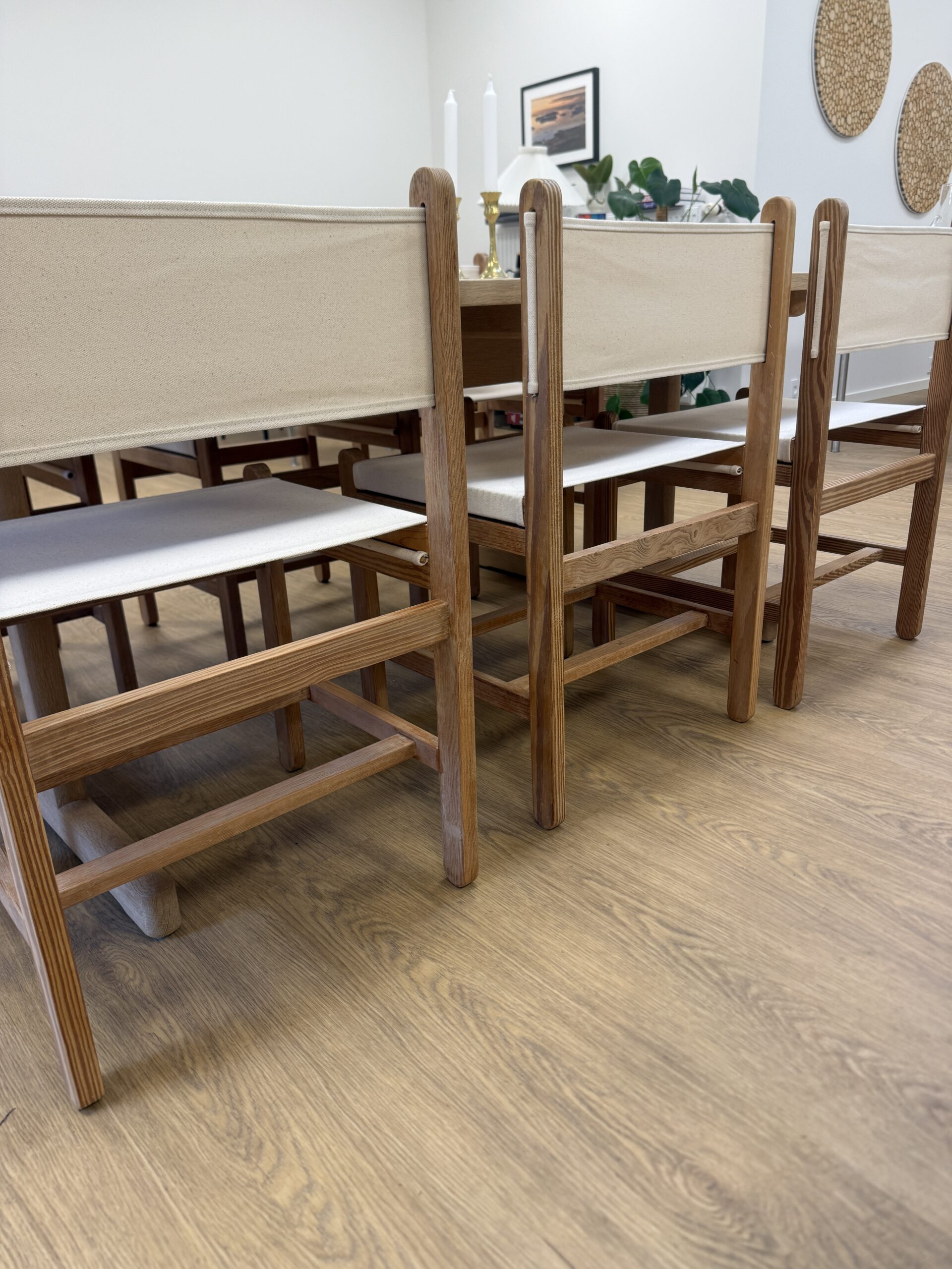 6 stk. Niels Eilersen safaristole - Design Peter Ole Schiøning - Billede 16
