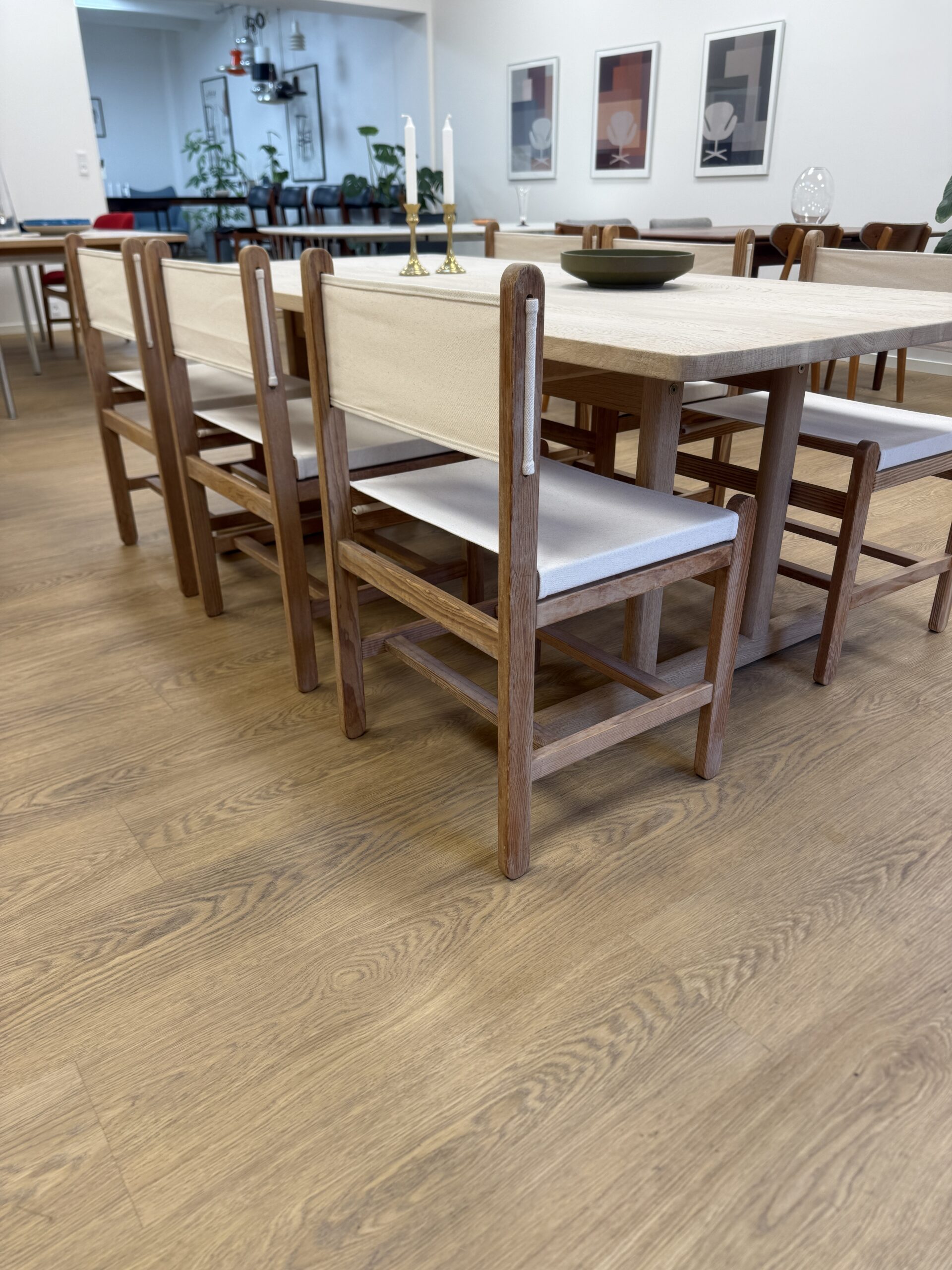 6 stk. Niels Eilersen safaristole - Design Peter Ole Schiøning - Billede 12