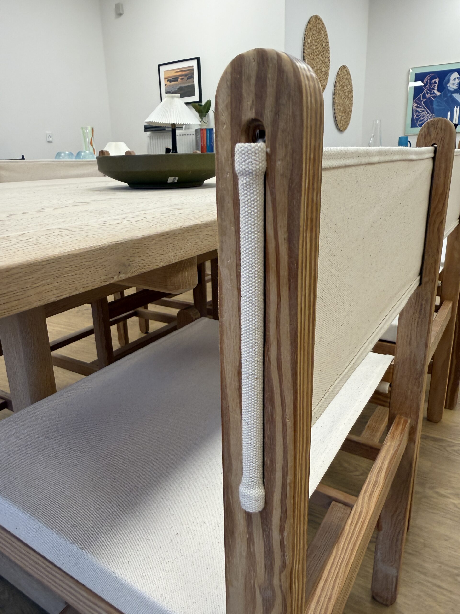 6 stk. Niels Eilersen safaristole - Design Peter Ole Schiøning - Billede 10